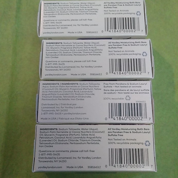 Yardley London English Lavender 4 Soap Bars - Picture 2 of 4